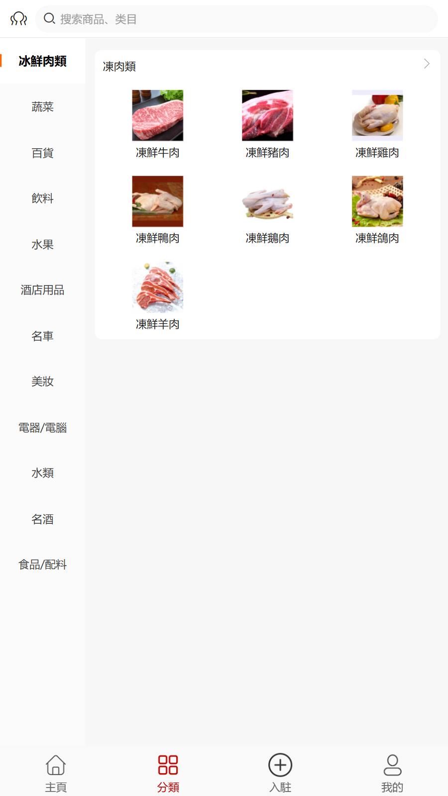 分類頁